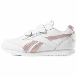 Adidasy Dziecięce Reebok Royal Classic Jog 2 Białe/Różowe PL 60UYVGX